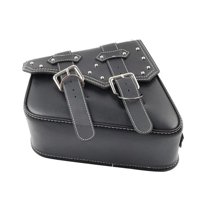 Universal Motorcycle Saddle Bag Luggage Tool Bag Left Side Black