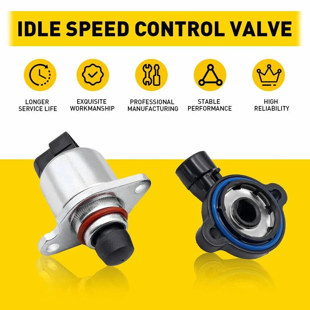 Throttle Position Sensor & Idle Speed Control Valve for Cadillac GMC Pontiac (2003-2009)