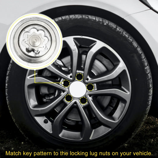 316 Wheel Lock Lug Nut Set with Protector Socket for Mercedes Benz