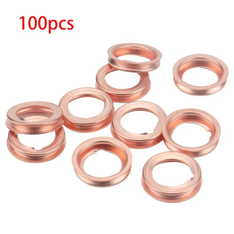 100 x Oil Drain Plug Crush Washers for Nissan Frontier, Juke, Infiniti