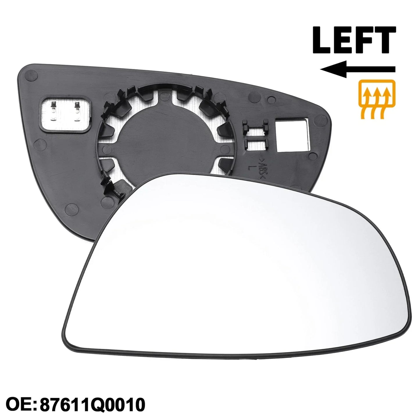 Heated Mirror Glass Replacement for Hyundai Bayon (2020-2023)