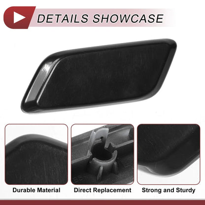 Bumper Headlight Washer Nozzle Cap for Lexus RX350 (2013-2015) Unpainted