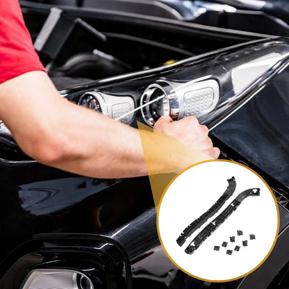 Rear Bumper Support Bracket for Honda CR-V 2007-2011 (2 x Black)