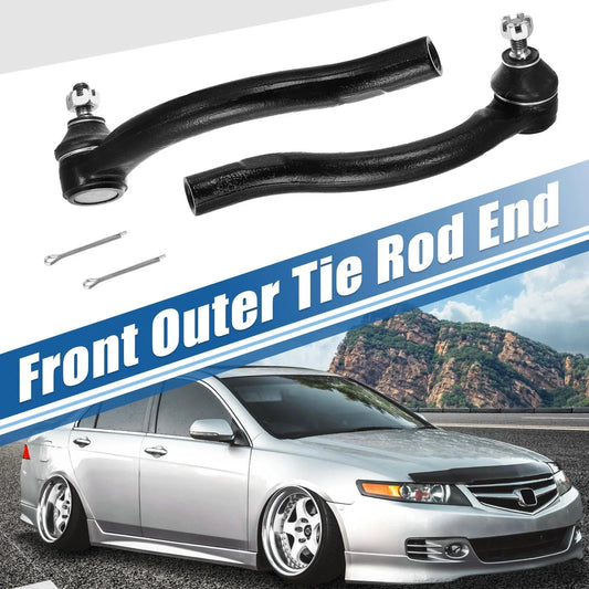 2 x Front Inner Outer Tie Rod End Links for Honda Acura TSX (2004-2008)