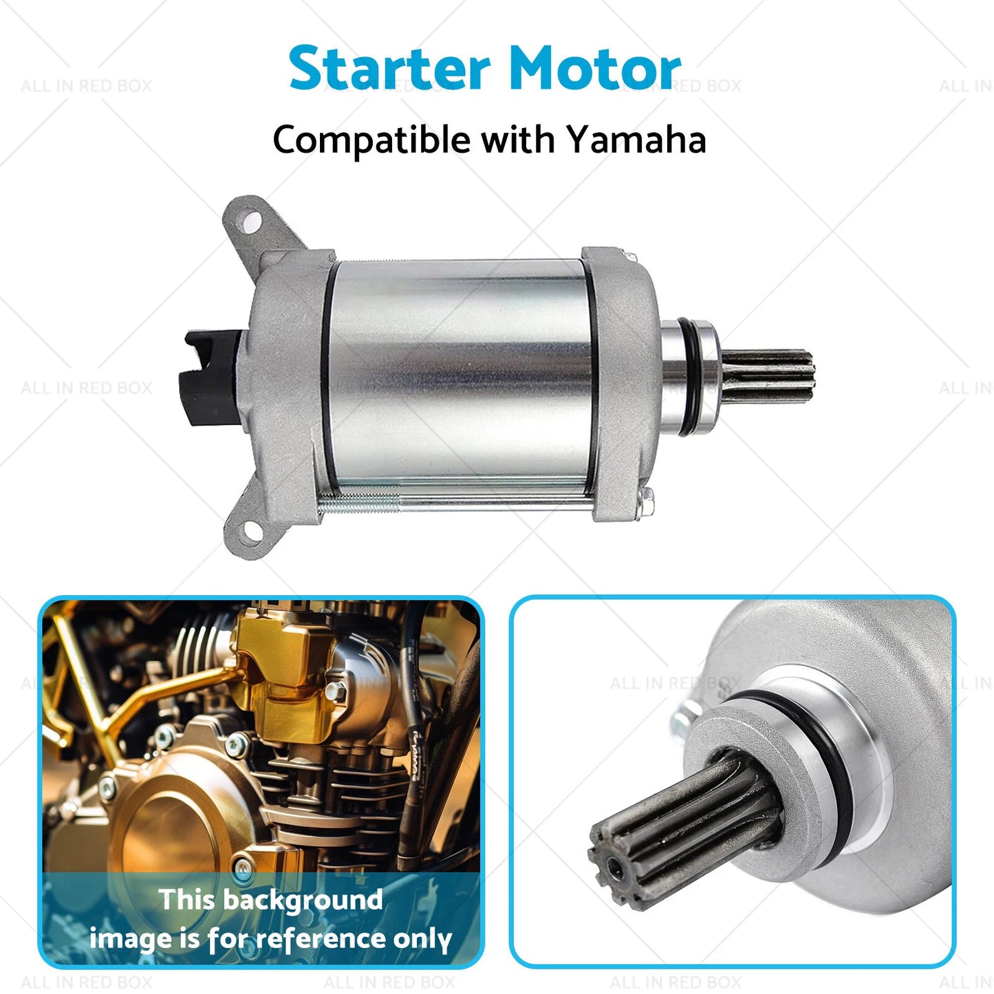Starter Motor for Yamaha YFM450FWAD Grizzly 450 (2011-2016)
