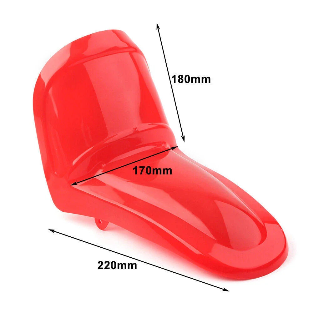 Red Front Fender Cover Mudguard for Yamaha PW50 Y-Zinger 50