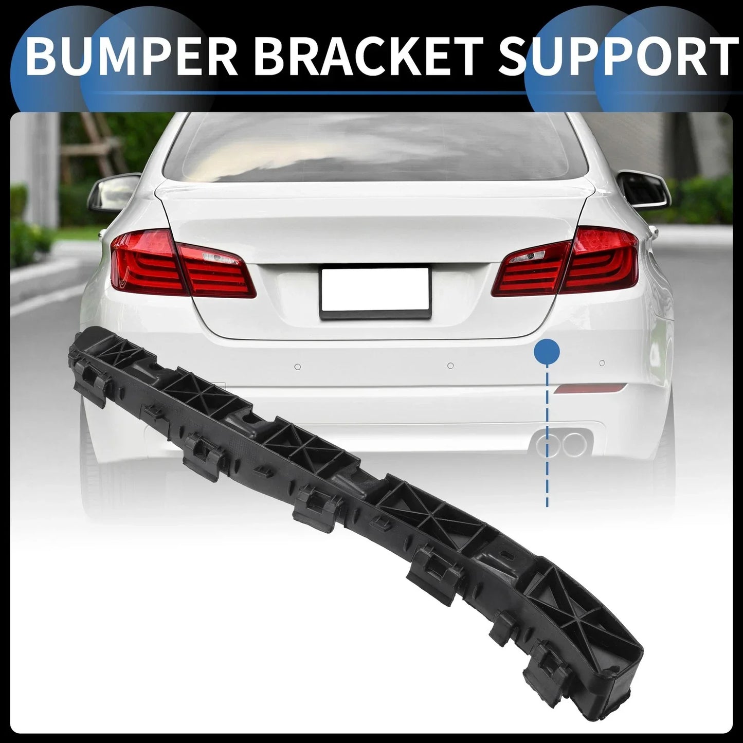 Left Rear Bumper Retainer Bracket for Hyundai Elantra (2011-2016)