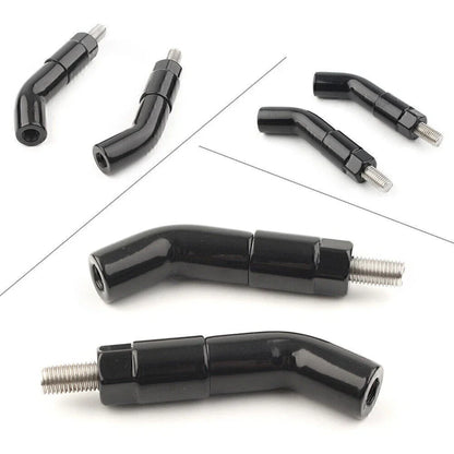 Mirror Stem Extenders for Harley Davidson Iron 1200 XL1200NS (2018-2019) Black