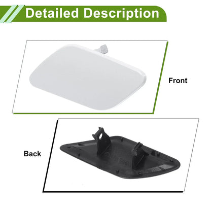 Washer Nozzle Cover for Porsche Cayenne 92A (2011-2018) - White Cap