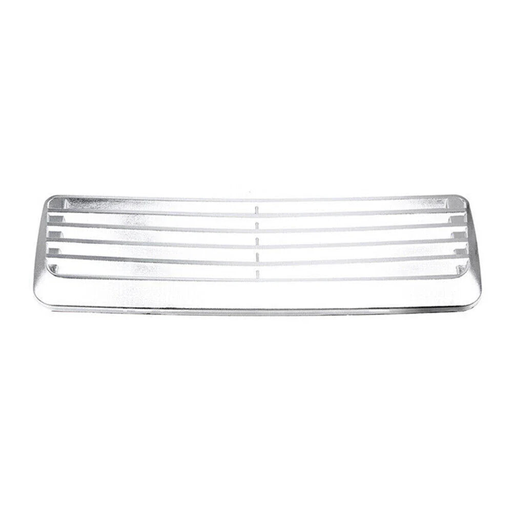 Universal Silver Air Flow Intake Scoop for Car Hood Trim