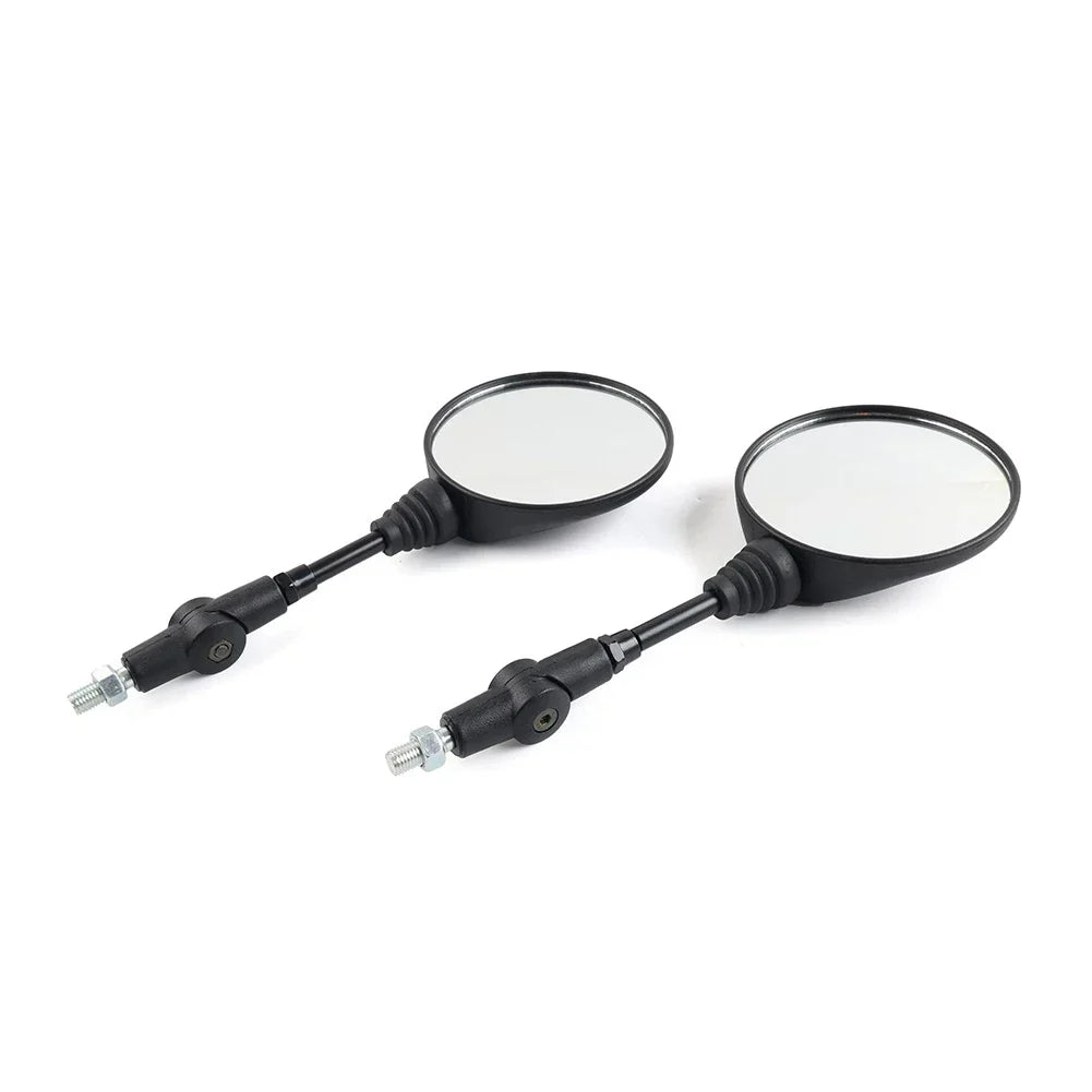 Universal 10mm Folding Side Rearview Mirrors for Dirtbike Motorcycle