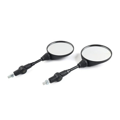 Universal 10mm Folding Side Rearview Mirrors for Dirtbike Motorcycle