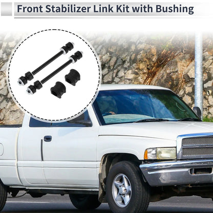 Front Stabilizer Bar Links 2 x Pcs Bushing for Dodge Ram 1500 (2002-2023)