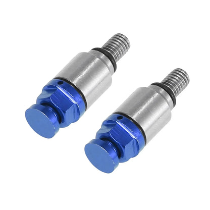 M5x0.8 Motorcycle Screw Fork Air Bleeder Valves 2pcs for Honda Yamaha (N/A)