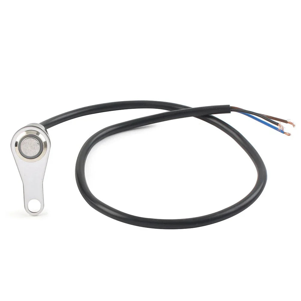 LED Switch ON/OFF Handlebar Mount Push Button Headlight for Motorcycle