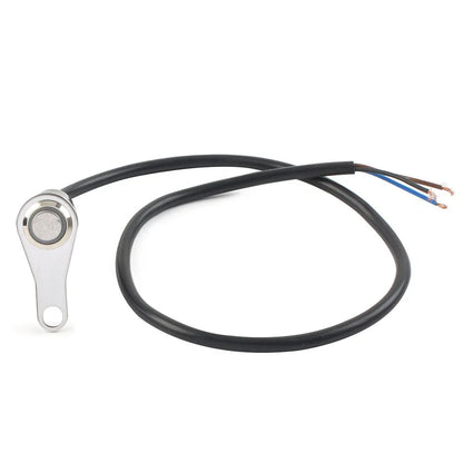 LED Switch ON/OFF Handlebar Mount Push Button Headlight for Motorcycle