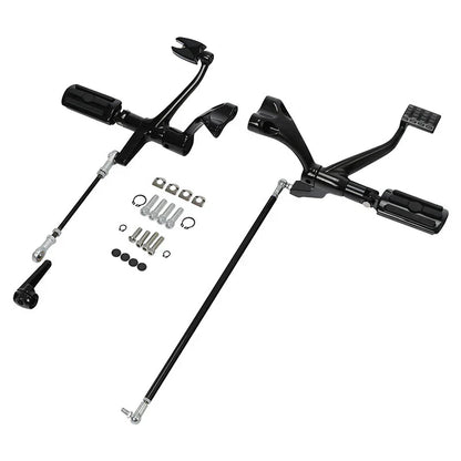 Black Forward Control Pegs for Harley Sportster XL883 (2004-2013)