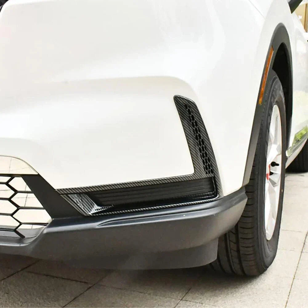 Carbon Fiber Front Bumper Fog Light Covers for Honda CR-V (2023-2024)