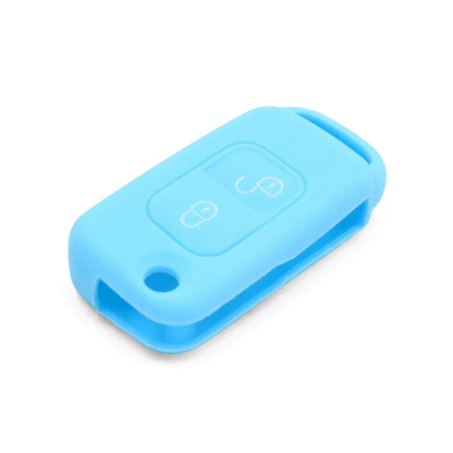 Sky Blue Silicone Key Fob Cover for Mercedes Benz Sprinter Viano (2006-2018)