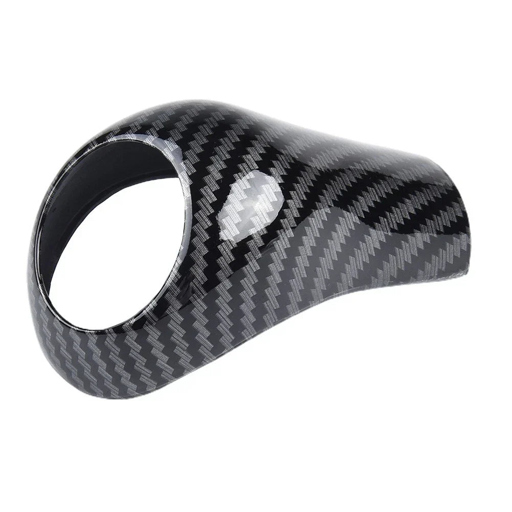 Gear Shift Knob Cover for Vehicle ABS Black Decor