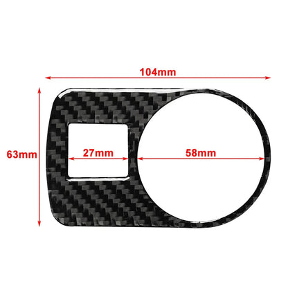 Headlight Switch Panel Cover Trim Carbon Red for Audi TT TTS TTRS (2008-2014)