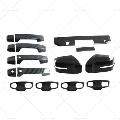 Front Mirror & Rear Door Handle Bowl Covers for Mitsubishi Triton (2023-2025)