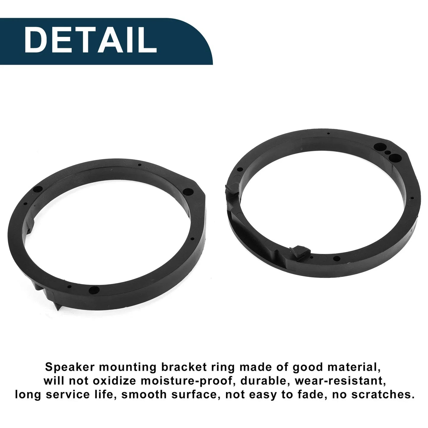 6.5" Speaker Spacer Rings for Honda Civic  - 2 x Tweeter Spacers