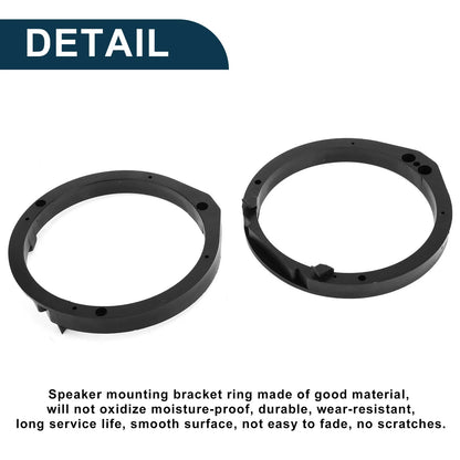 6.5" Speaker Spacer Rings for Honda Civic  - 2 x Tweeter Spacers