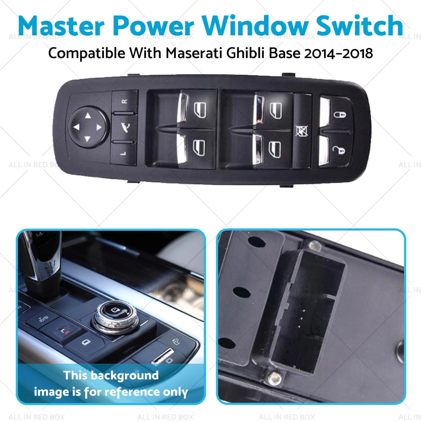 Driver Side Power Window Switch for Maserati Ghibli 2014-2018