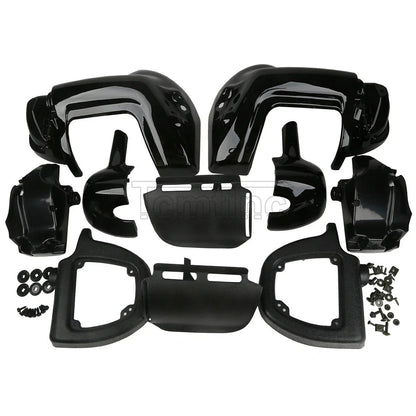 Black Lower Vented Leg Fairing for Harley Touring Tri Street Glide (1983-2013)