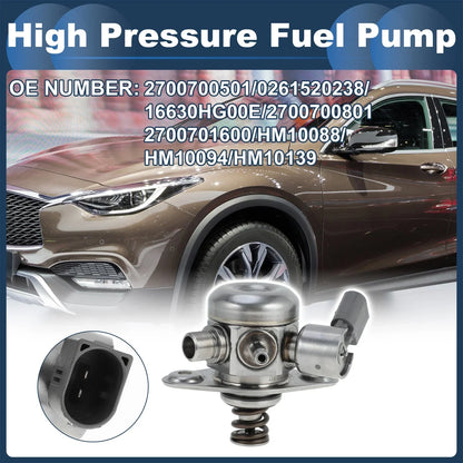High Pressure Fuel Pump for Infiniti QX30 (2017-2019) 2 x Fuel Pump Assemblies