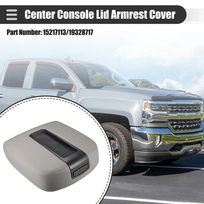Center Console Lid Armrest Cover for Chevy Silverado 1500 (2007-2013)