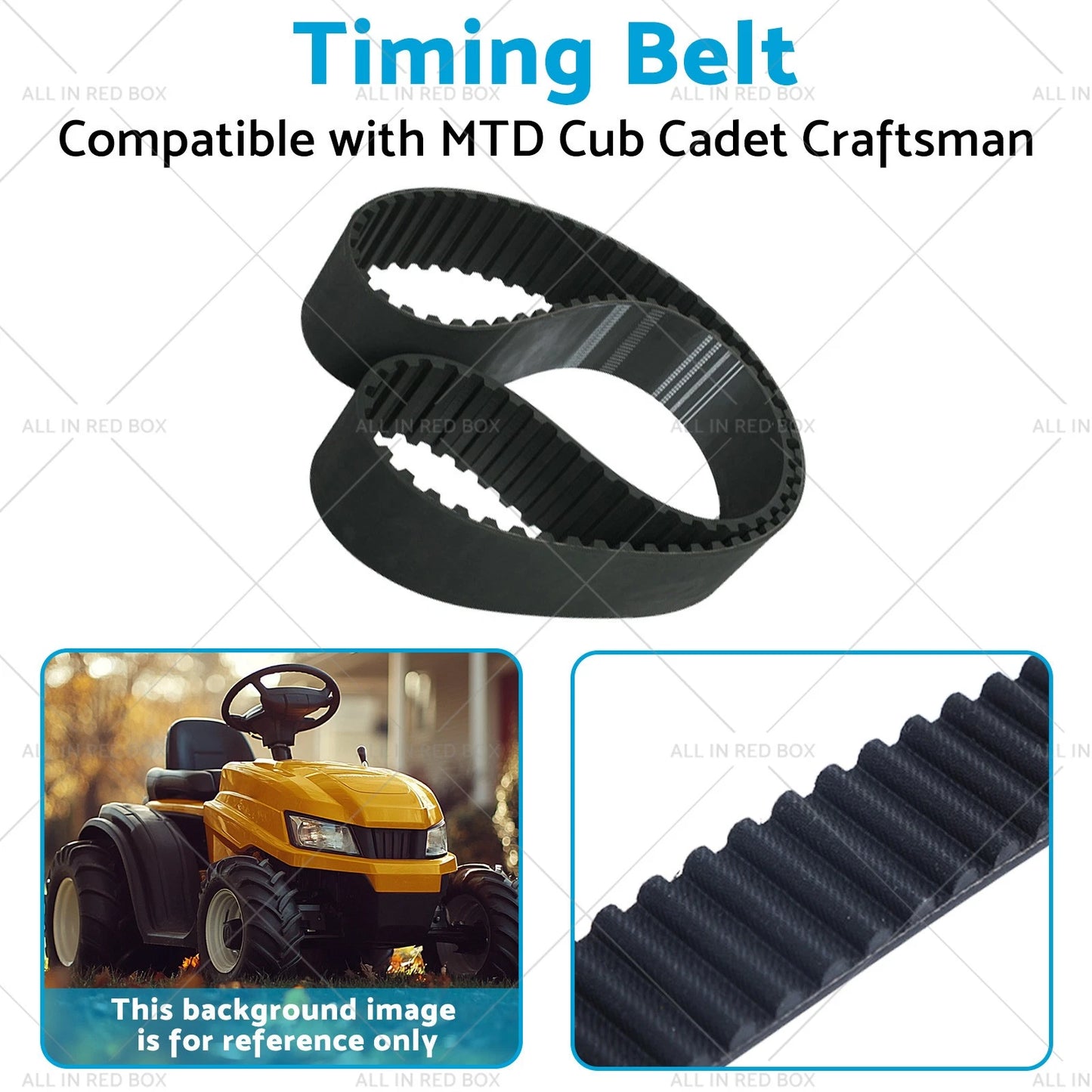 Timing Belt for MTD Cub Cadet Craftsman Riding Lawn Mowers (Various Years)