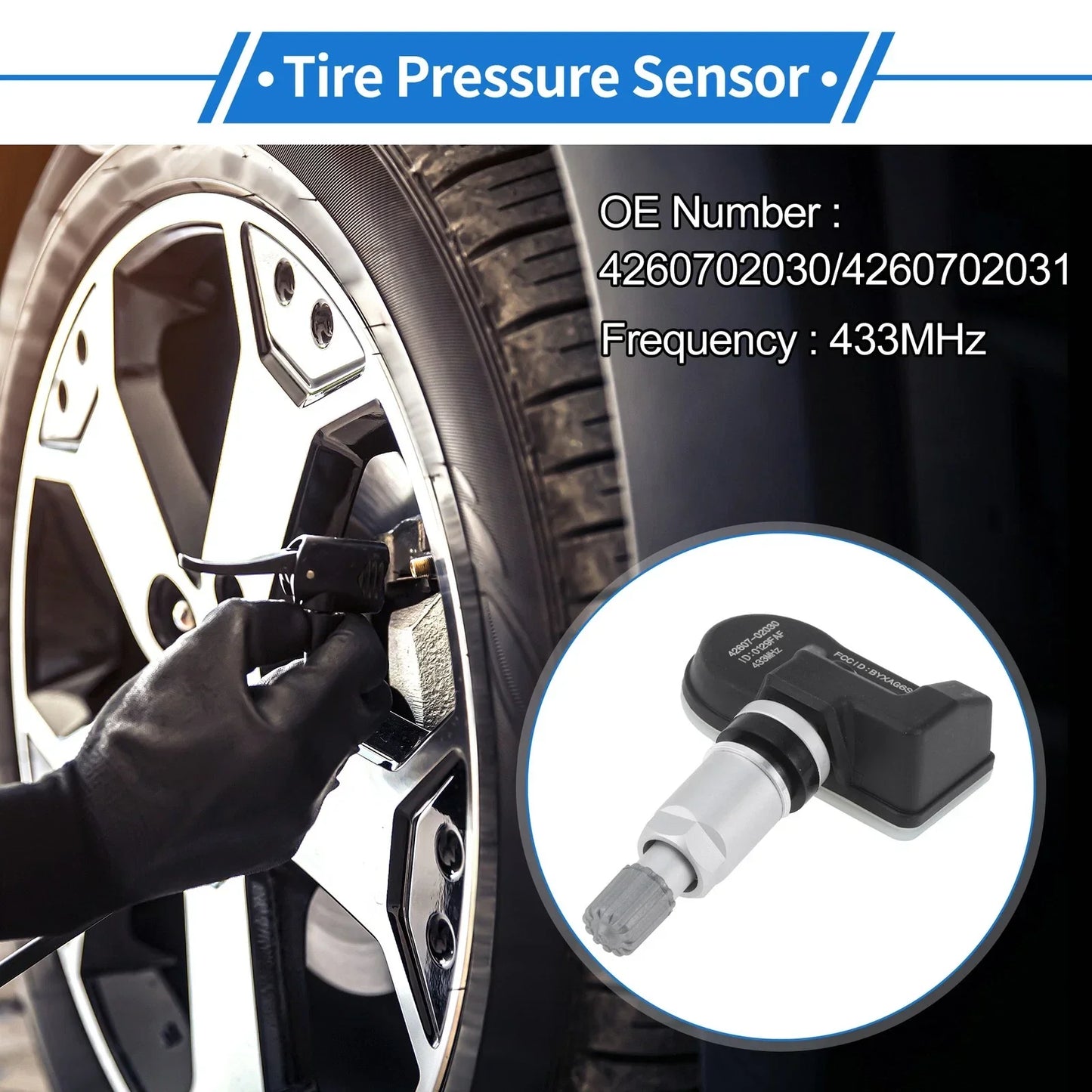 Tire Pressure Monitoring Sensor for Lexus CT200h (2011-2016)