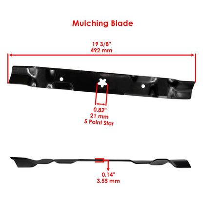 38 Inch Deck Blade Replacement for Husqvarna AYP and Poulan (1995–2015)