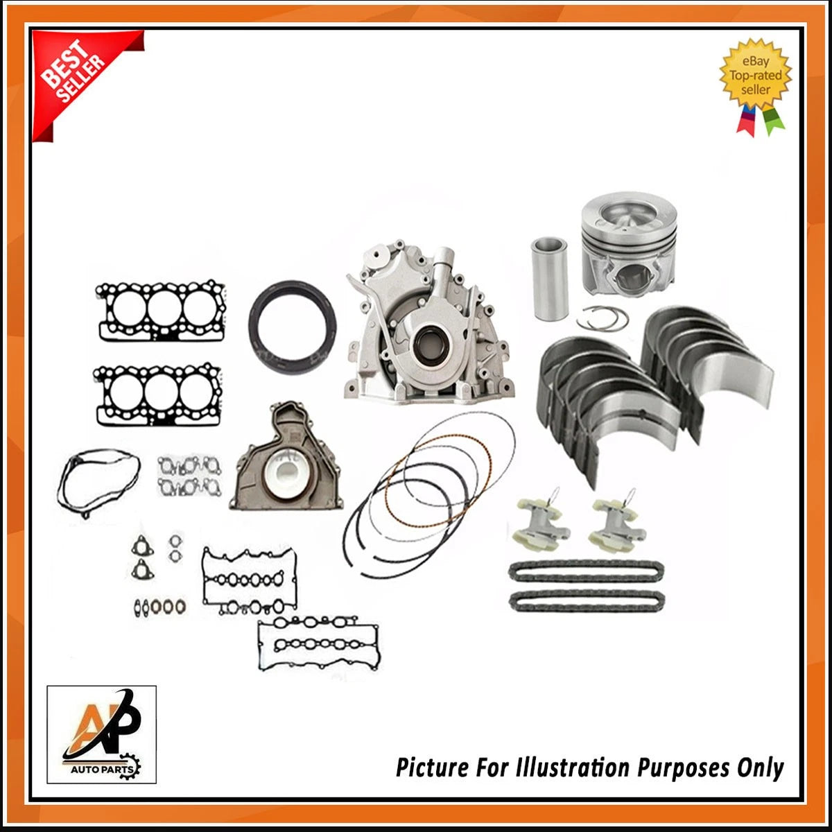 Forged Crankshaft Rebuild Parts Kit for Land Rover Range Rover 3.0 (2009–2012)