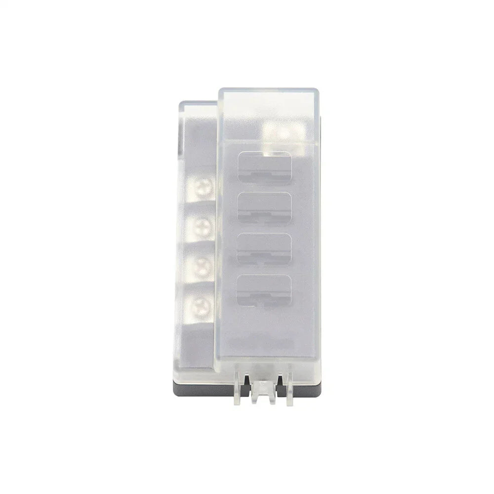 4-Way 100A Fuse Box Block w/ Terminal Connectors for Car Truck (12-32V)