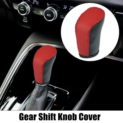 Car Gear Shift Knob Cover for Honda Accord (2018-2022) - 1 x Black Red