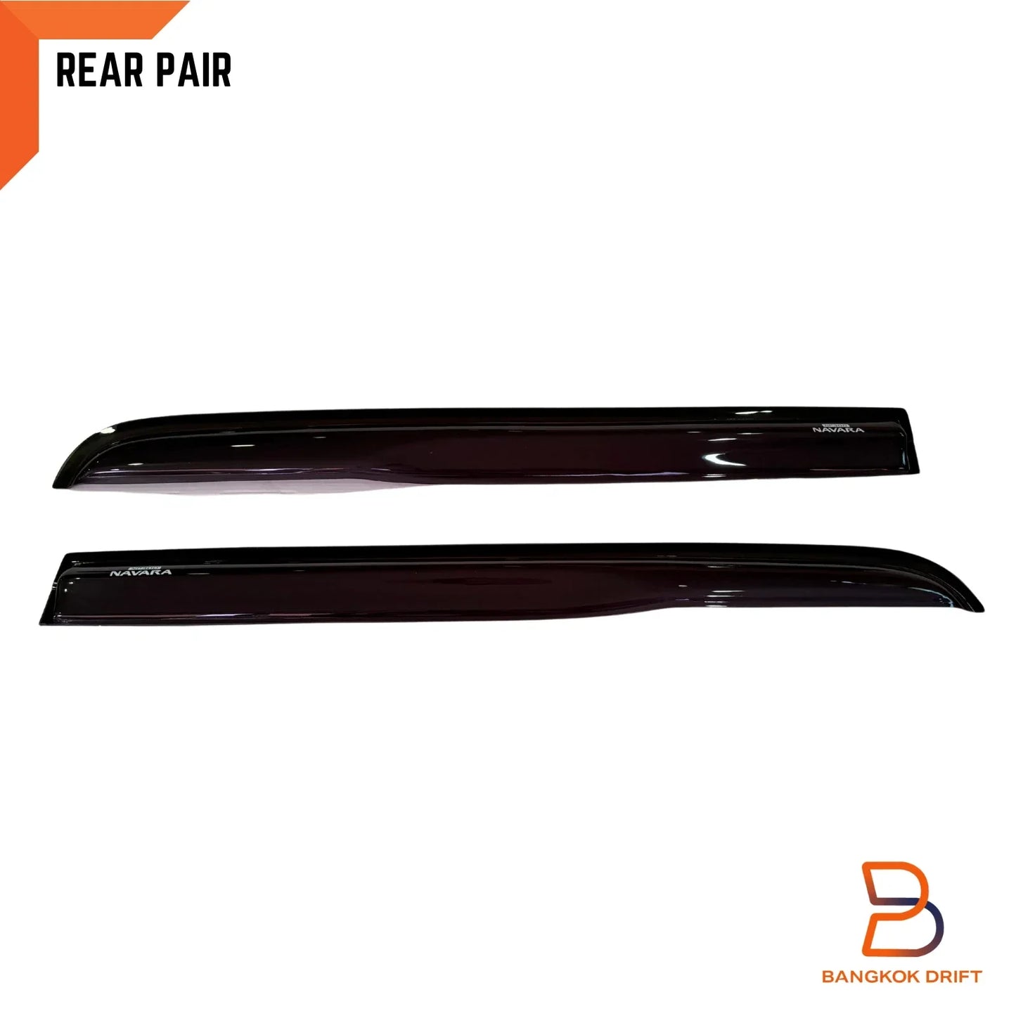 Visor Rain Shield Wind Deflector for Nissan Navara NP300 D23 (2015-2019)
