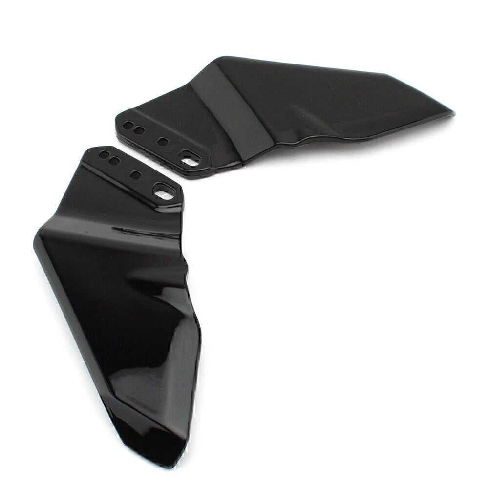 Black Winglet Aerodynamic ABS Spoiler Kit for Kawasaki Honda BMW