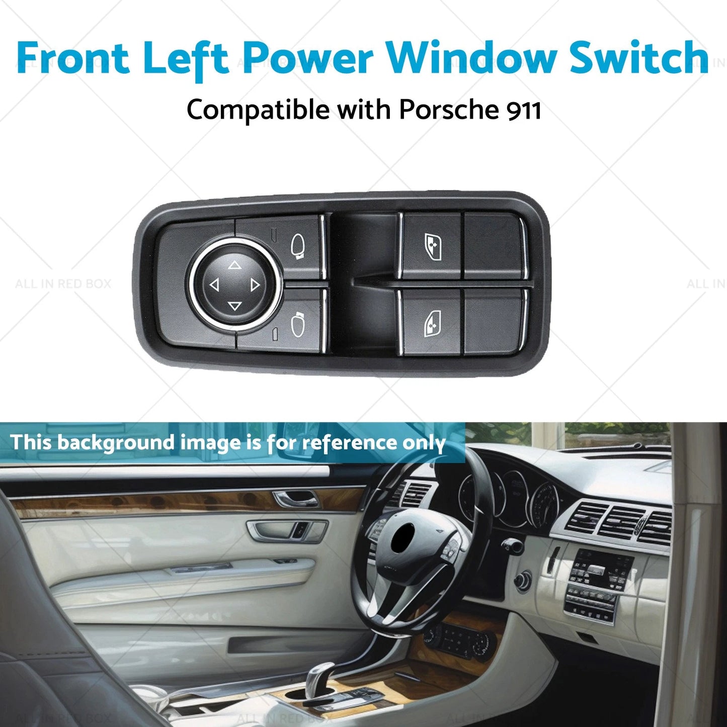 Left Front Power Window Switch for Porsche 911 (2012-2019)