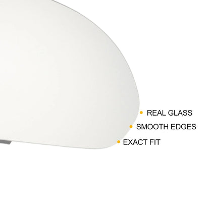 Left Side Heated White Mirror Glass for Hyundai Elantra (2015-2018)