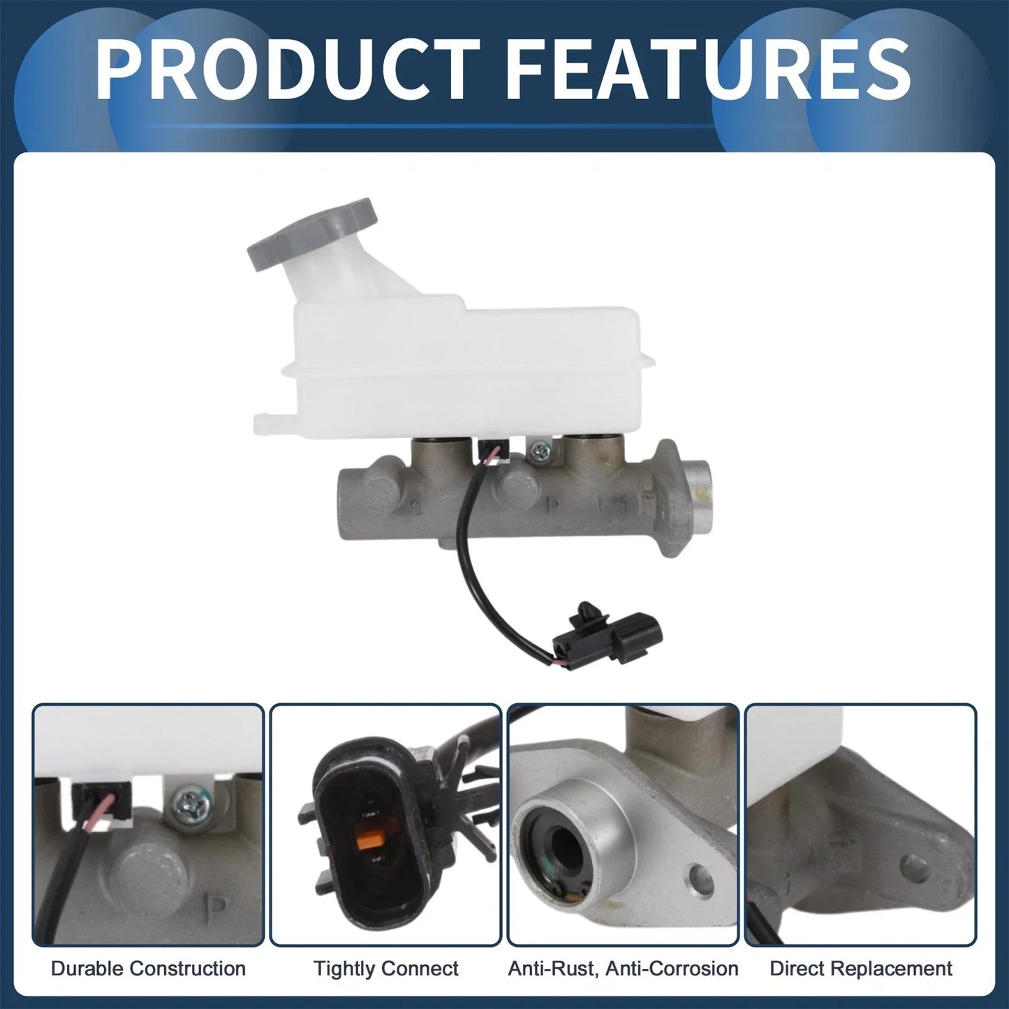 Brake Master Cylinder with Reservoir for Hyundai H1 (1998-2007)