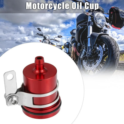 Front Brake Master Cylinder Oil Tank Cup for Yamaha & Honda Motorcycles Red