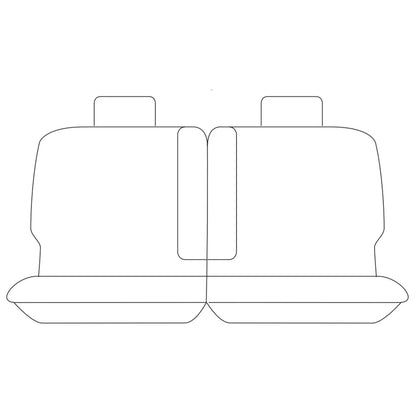 Middle Tailor Made Black Neoprene Car Seat Covers for for Nissan Patrol GU Wagon