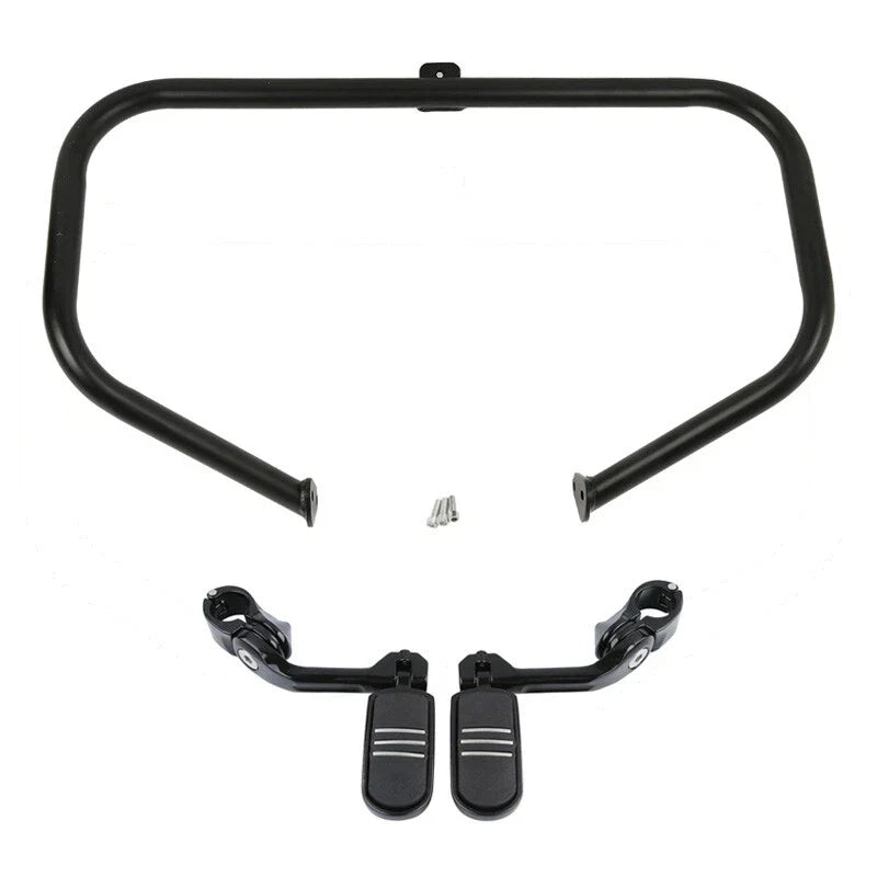 Engine Guard Highway Bar Footpegs for Harley Road King (1997-2008)