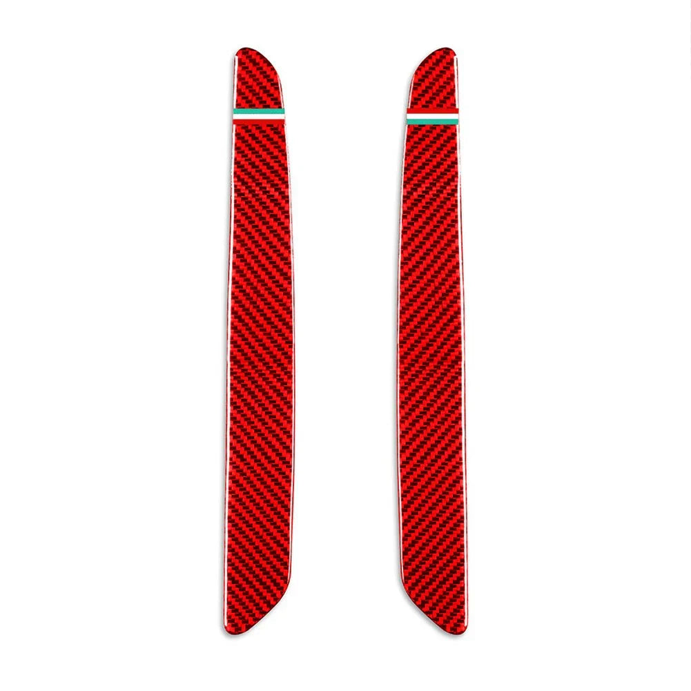 Red Door Sill Scuff Guard Plate Cover for Alfa Romeo Giulia (2015-2019)