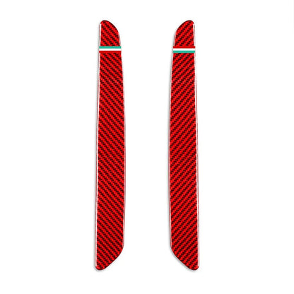 Red Door Sill Scuff Guard Plate Cover for Alfa Romeo Giulia (2015-2019)