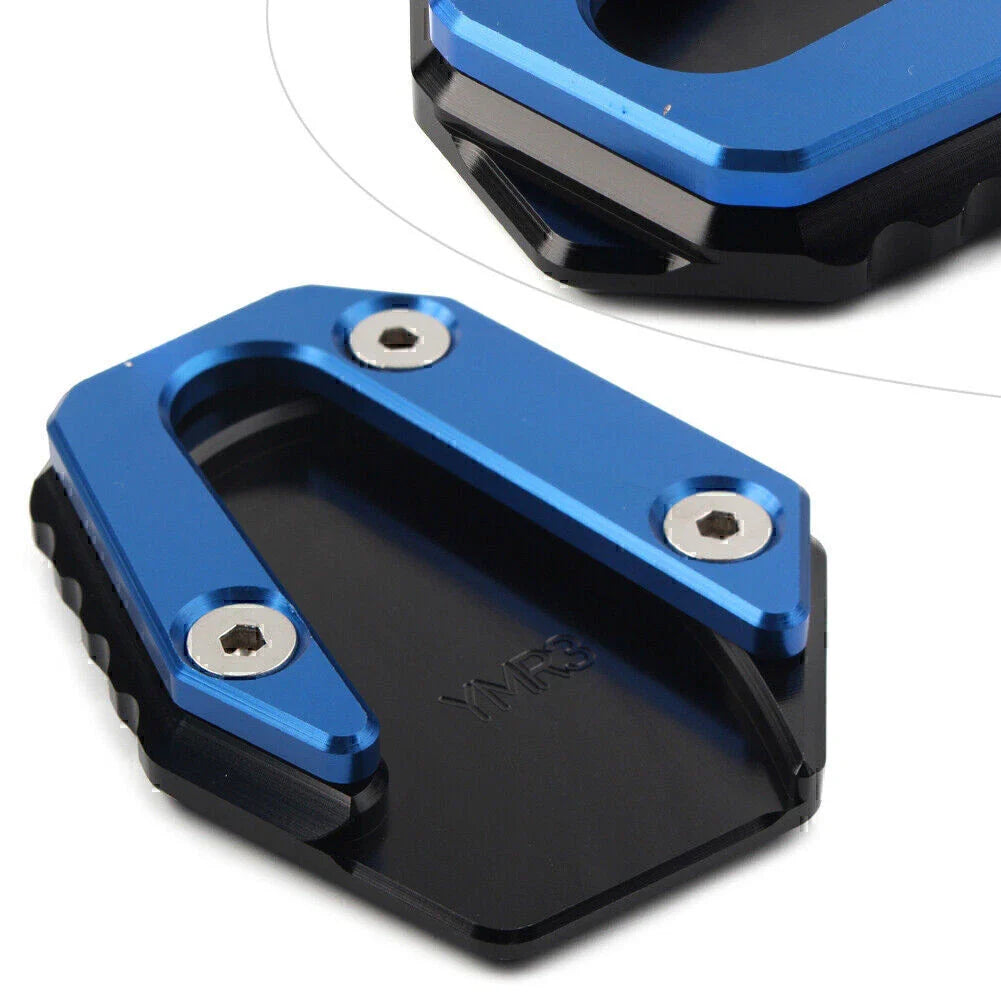 Blue Side Stand Kickstand Plate for Yamaha YZFR25 YZFR3 MT-25 MT-03 (2015-2023)