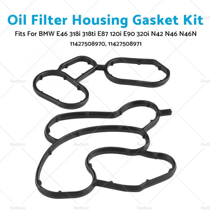 Oil Filter Housing Gasket for BMW E46 318, E87 120i, E90 320i (2001-2011)